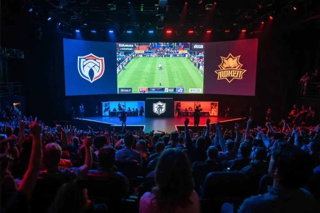 LCS赛场热情氛围