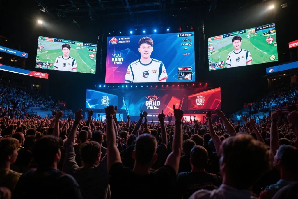 移动电竞赛事现场