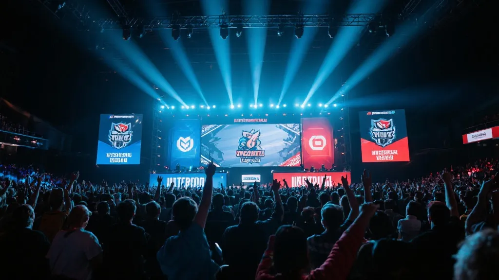 海外电竞赛事现场的狂热观众