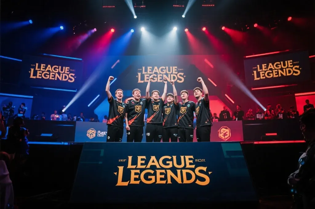 G2战队晋级总决赛庆祝时刻